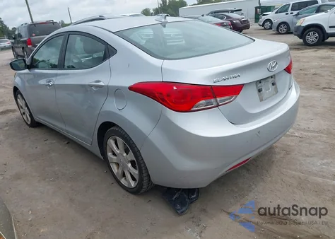 2012 Hyundai Elantra Limited z USA, uszkodzony, nr VIN 5NPDH4AE2CH093493